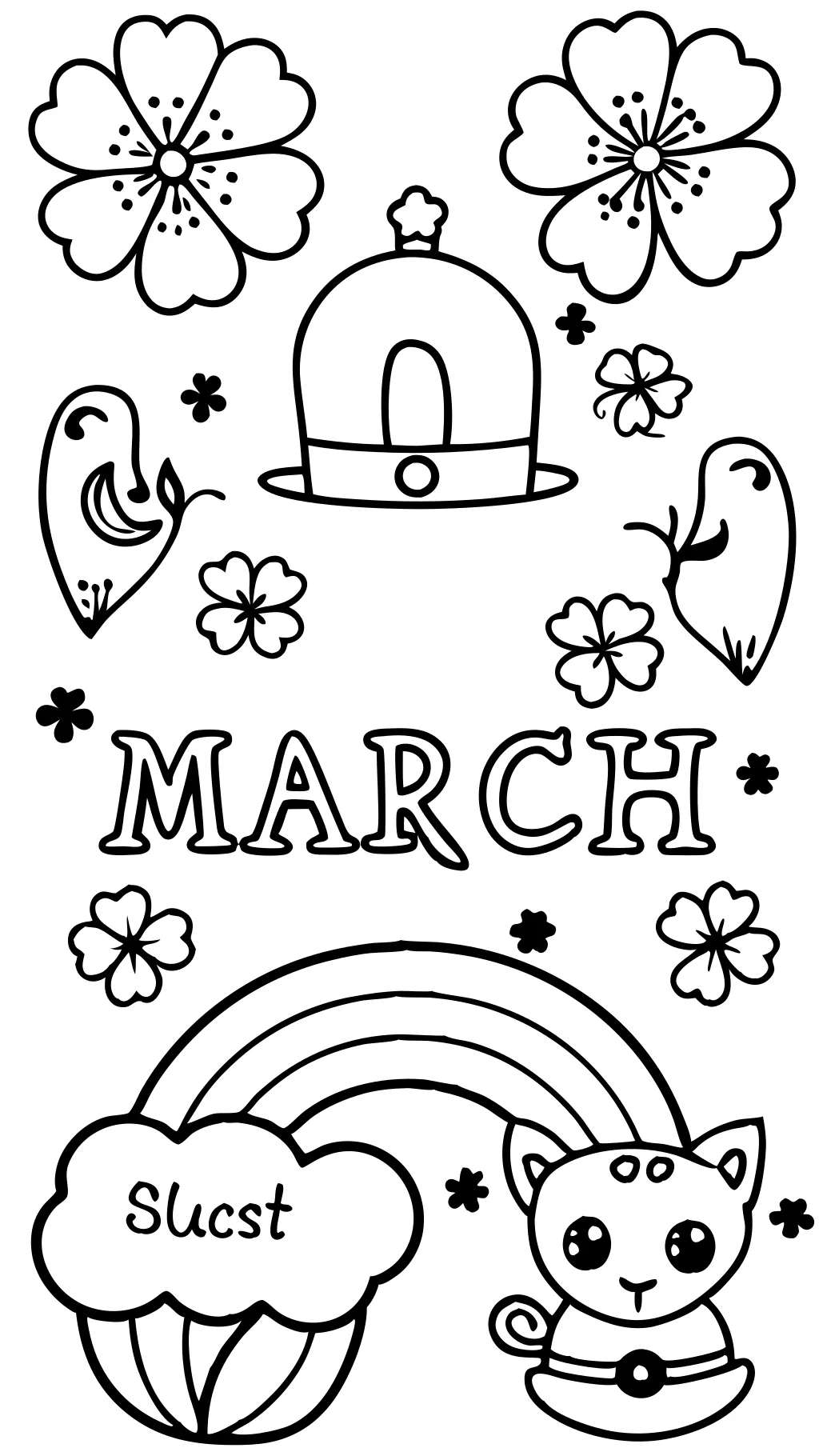 free march coloring pages